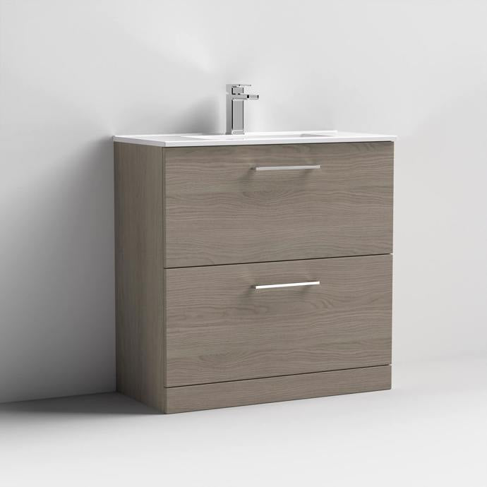 Arno 600/800mm 2 Drawer Floor Standing Basin Cabinet