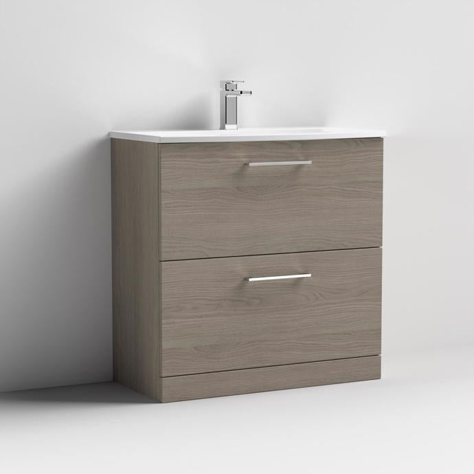 Arno 600/800mm 2 Drawer Floor Standing Basin Cabinet