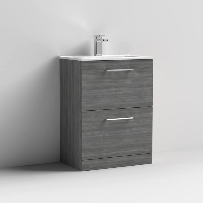 Arno 600/800mm 2 Drawer Floor Standing Basin Cabinet