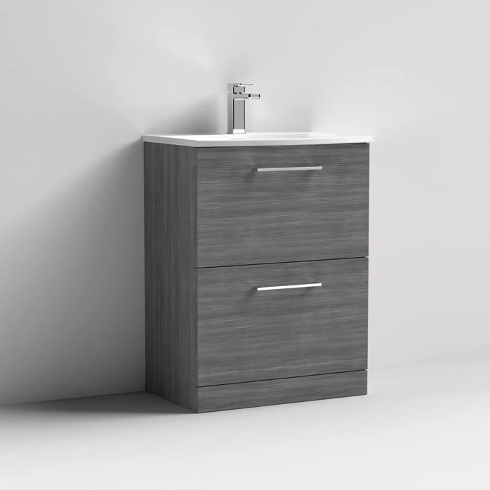 Arno 600/800mm 2 Drawer Floor Standing Basin Cabinet