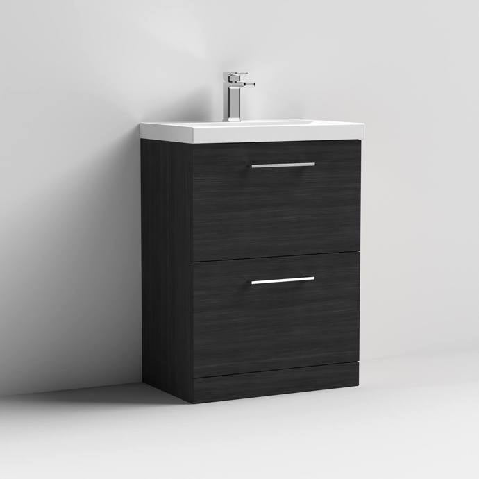 Arno 600/800mm 2 Drawer Floor Standing Basin Cabinet