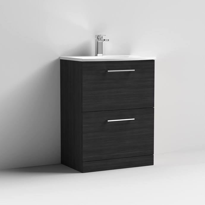 Arno 600/800mm 2 Drawer Floor Standing Basin Cabinet