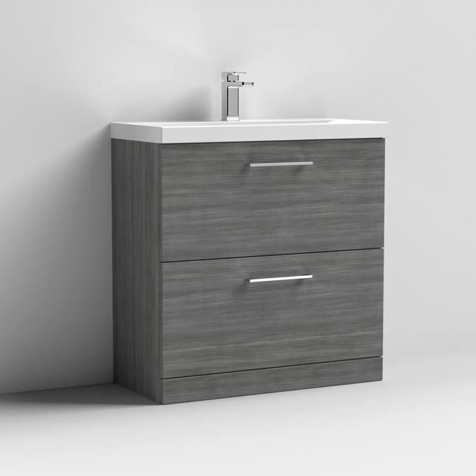 Arno 600/800mm 2 Drawer Floor Standing Basin Cabinet