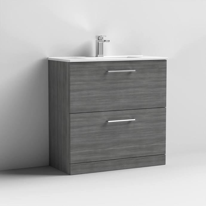 Arno 600/800mm 2 Drawer Floor Standing Basin Cabinet