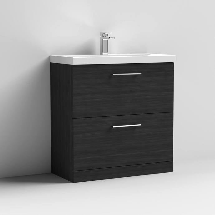 Arno 600/800mm 2 Drawer Floor Standing Basin Cabinet