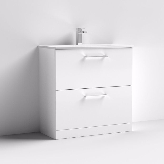 Arno 600/800mm 2 Drawer Floor Standing Basin Cabinet