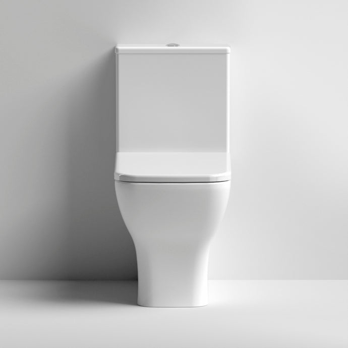 Ava Rimless Flush To Wall Pan, Cistern & Soft Close Seat