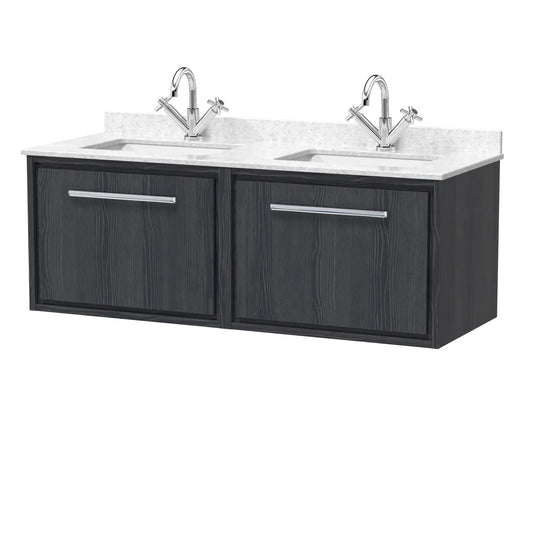 Lille 1200mm Wall Hung Twin Vanity