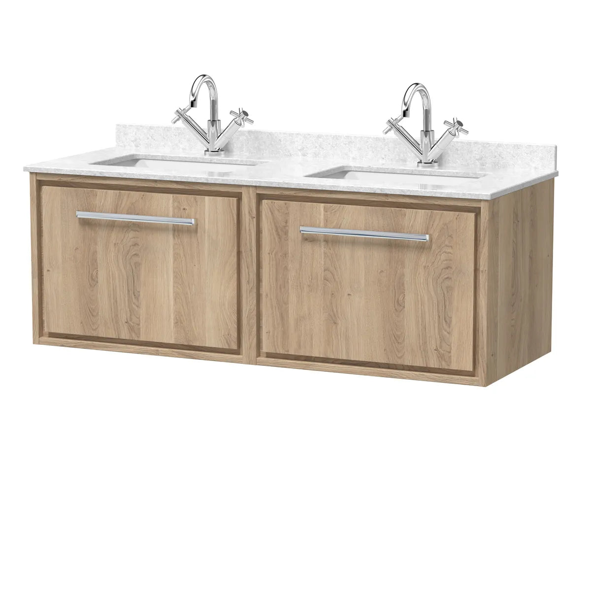 Lille 1200mm Wall Hung Twin Vanity