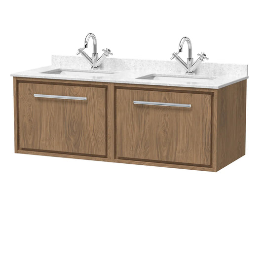 Lille 1200mm Wall Hung Twin Vanity