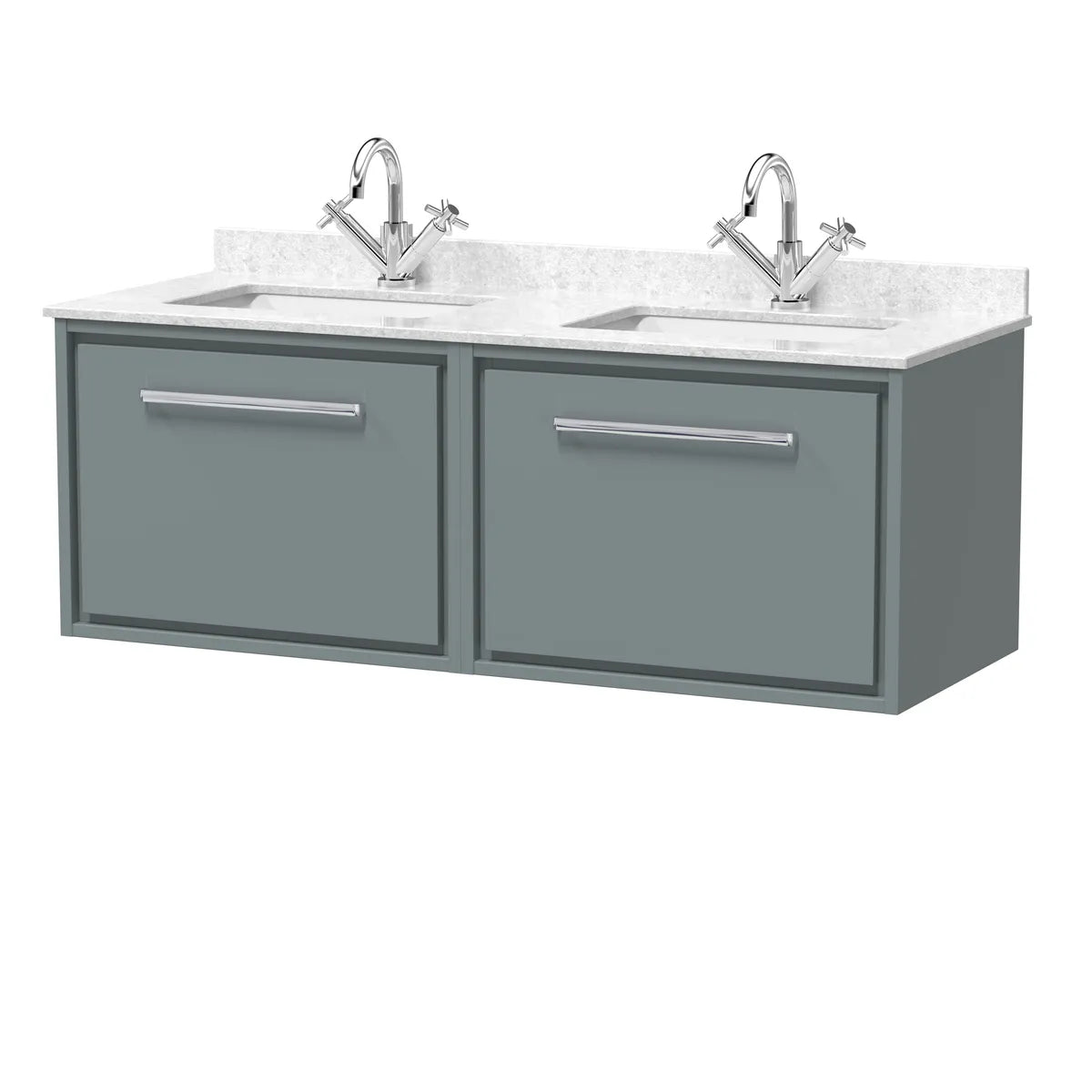 Lille 1200mm Wall Hung Twin Vanity