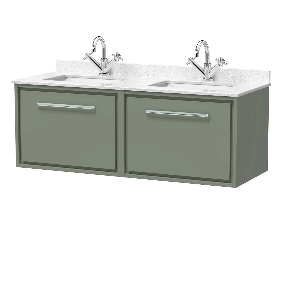 Lille 1200mm Wall Hung Twin Vanity