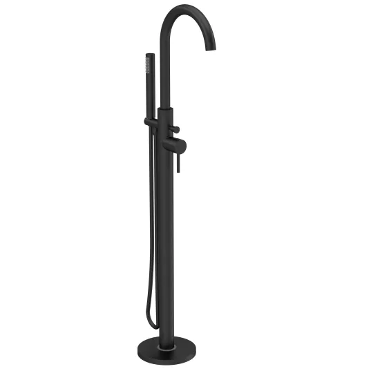 Tec Crosshead/Lever Black Basin/Bath Taps