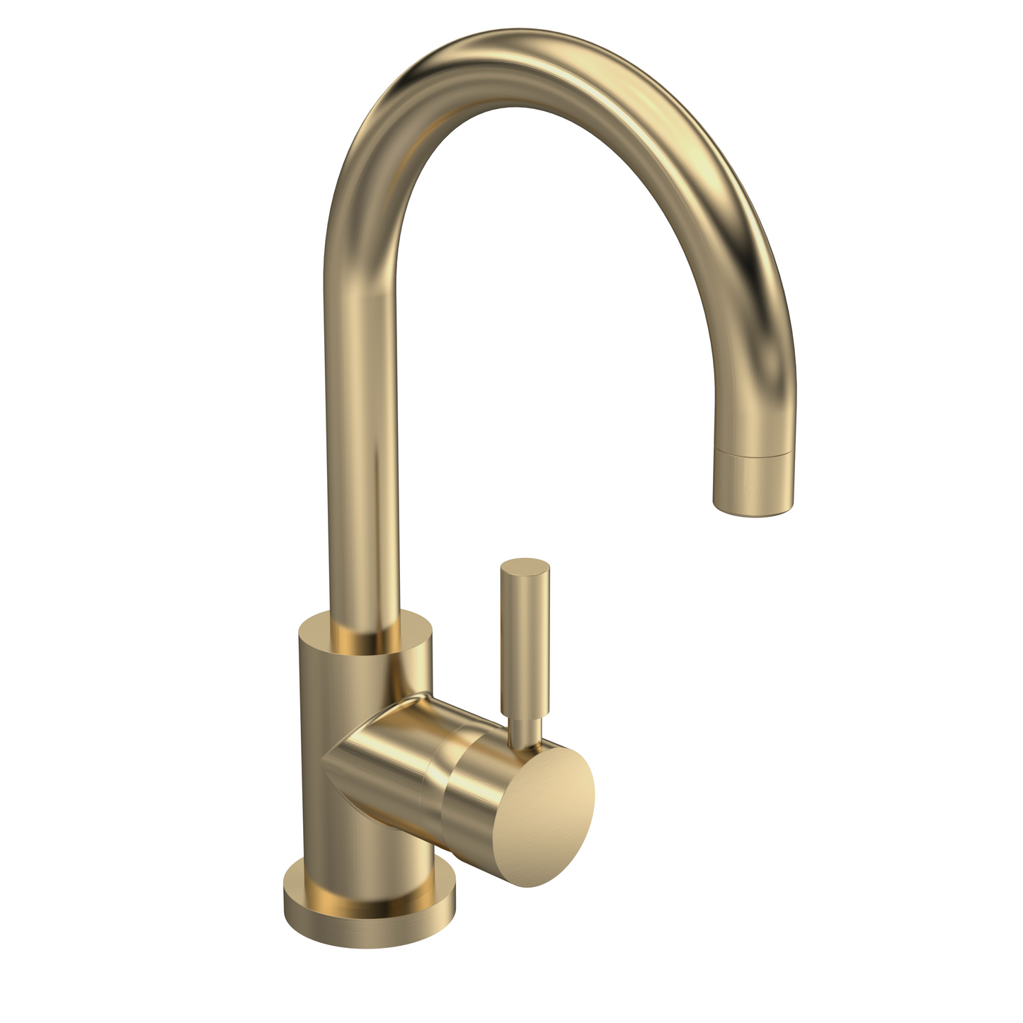 Tec Crosshead/Lever Brushed Brass Basin/Bath Taps