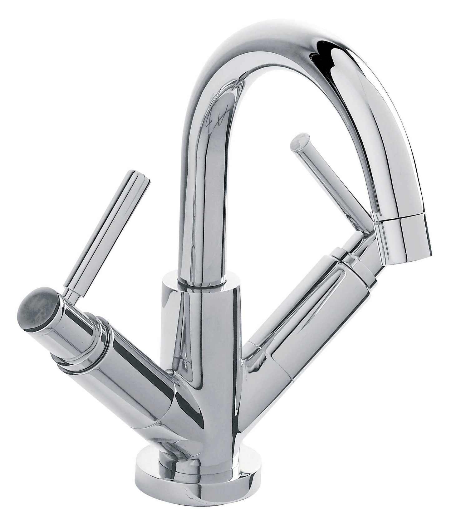 Tec Crosshead/Lever Chrome Basin/Bath Taps