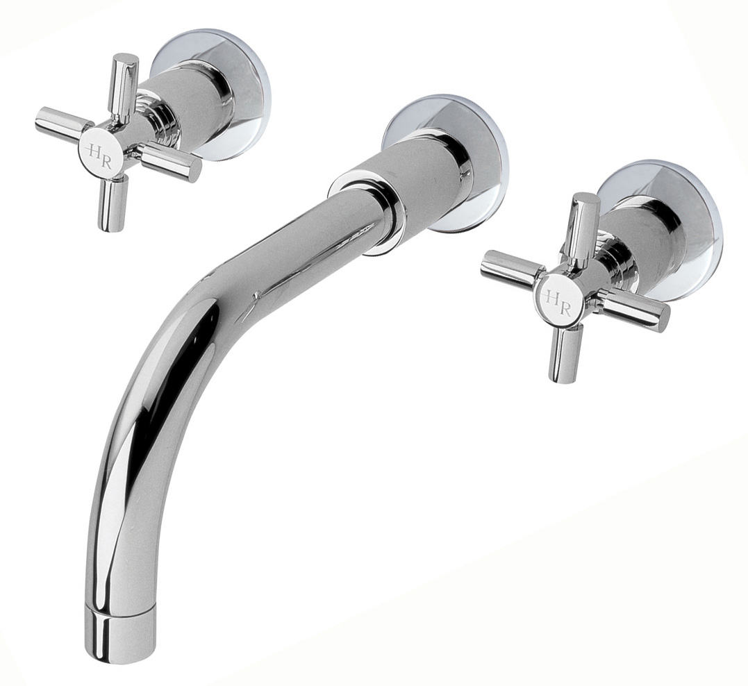 Tec Crosshead/Lever Chrome Basin/Bath Taps