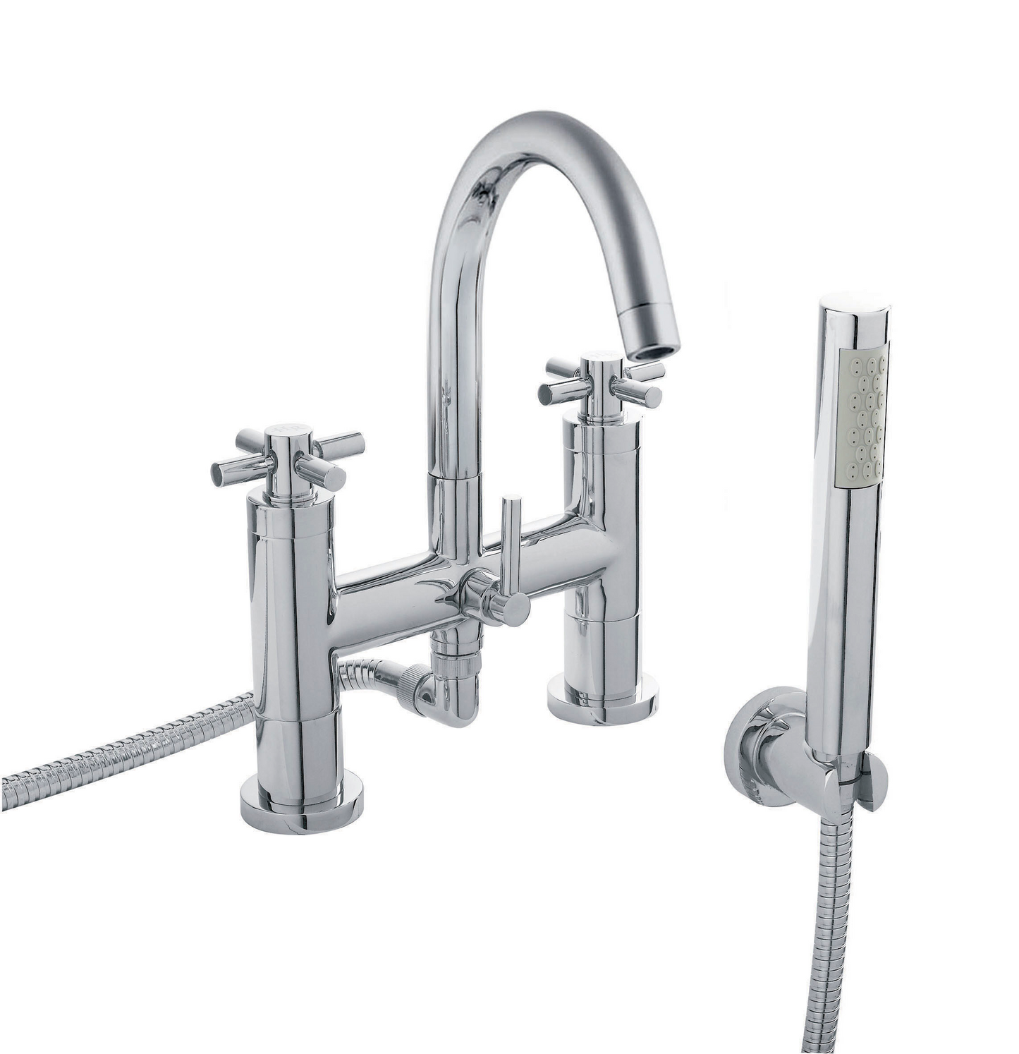 Tec Crosshead/Lever Chrome Basin/Bath Taps