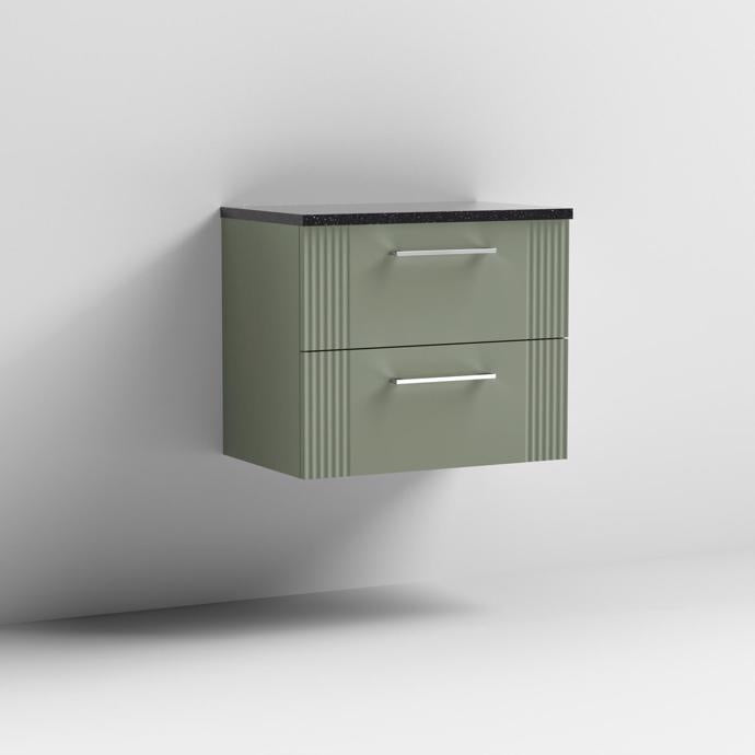 Deco 600/800mm Wall Hung 2 Drawer Worktop Range