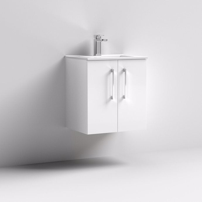 Arno 600/800mm 2 Door Wall Hung Basin Cabinet