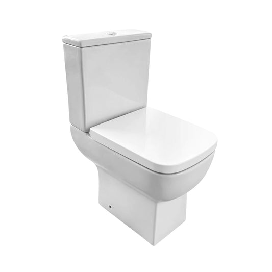 Scudo Choices 550mm Short Projection Rimless WC Pan with Cistern & Soft Close Seat