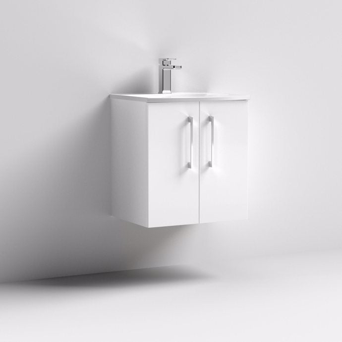 Arno 600/800mm 2 Door Wall Hung Basin Cabinet