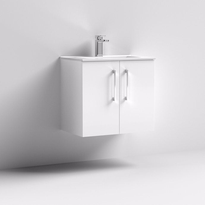 Arno 600/800mm 2 Door Wall Hung Basin Cabinet