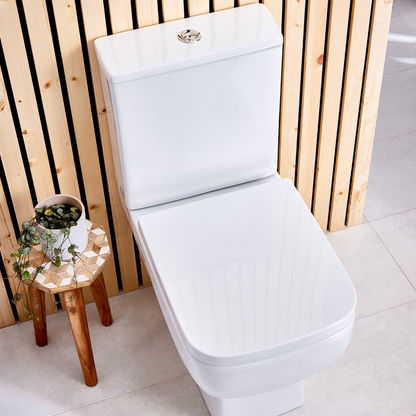 Scudo Choices 600 Rimless WC Pan with Cistern & Soft Close Seat
