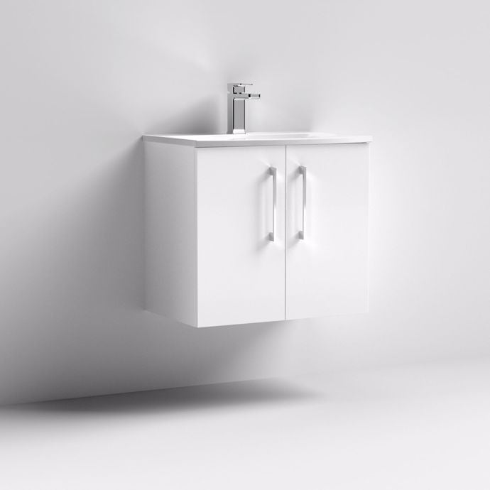 Arno 600/800mm 2 Door Wall Hung Basin Cabinet