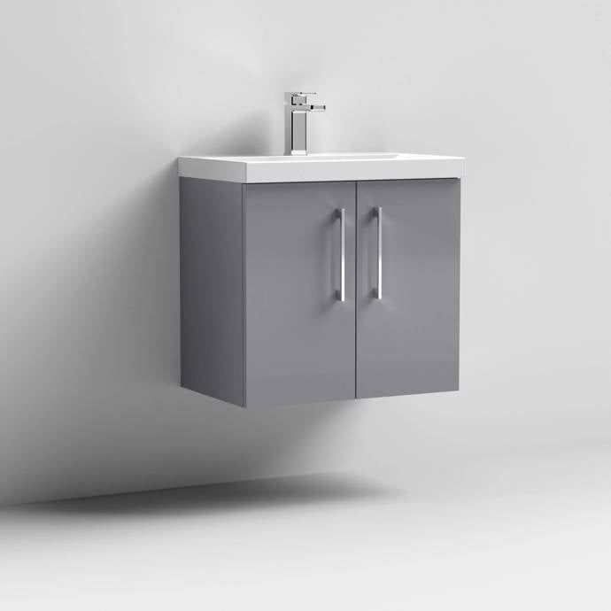 Arno 600/800mm 2 Door Wall Hung Basin Cabinet