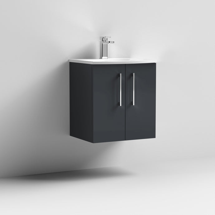 Arno 600/800mm 2 Door Wall Hung Basin Cabinet