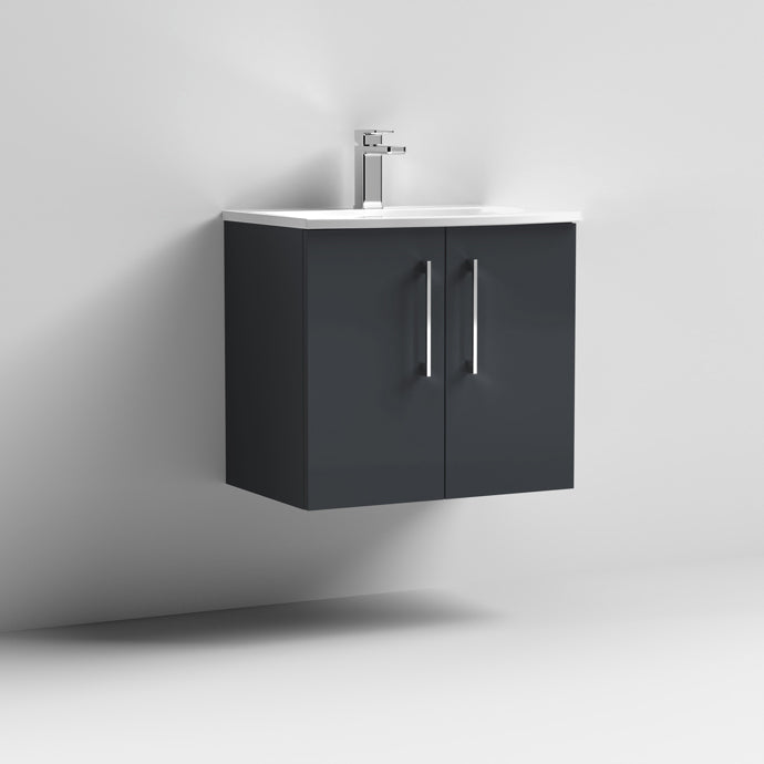 Arno 600/800mm 2 Door Wall Hung Basin Cabinet