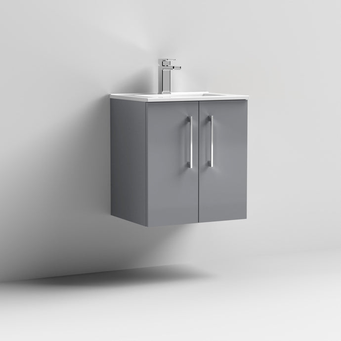 Arno 600/800mm 2 Door Wall Hung Basin Cabinet