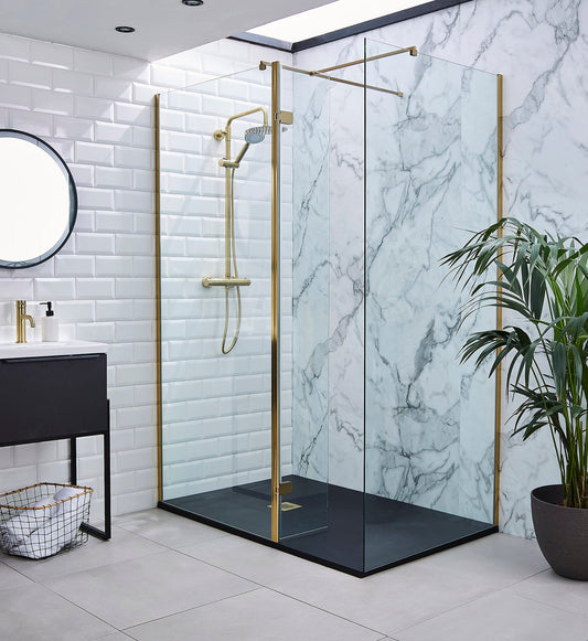 Slate Effect Walk-in Shower Suite Deal