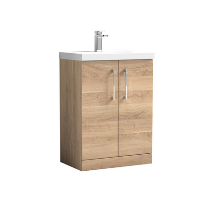 Nuie Arno 500/600/800mm 2 Door Floor Standing Basin Cabinet. Various Colours