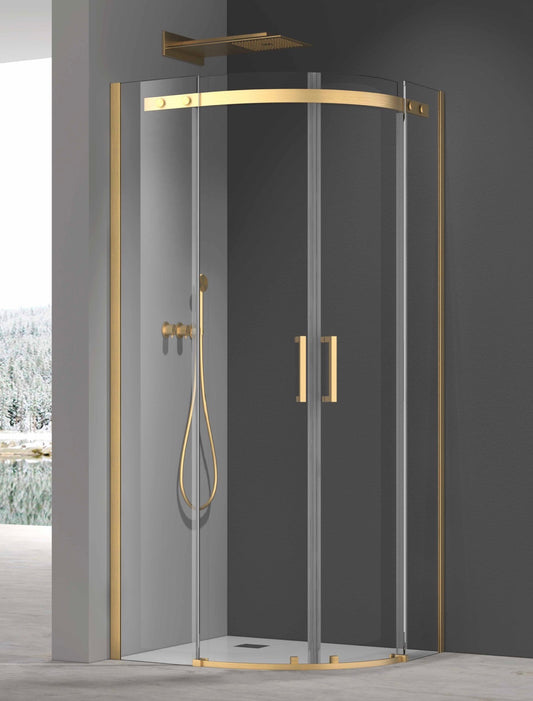 Alan T. Carr Elite 8mm Brushed Brass 2 Door Quadrant