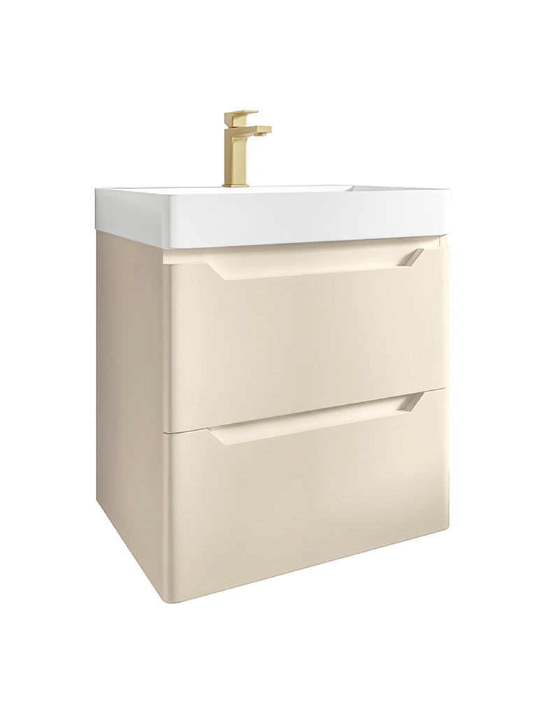 Giavani Sienna Wall Hung 600/800mm Vanity Matt Cashmere