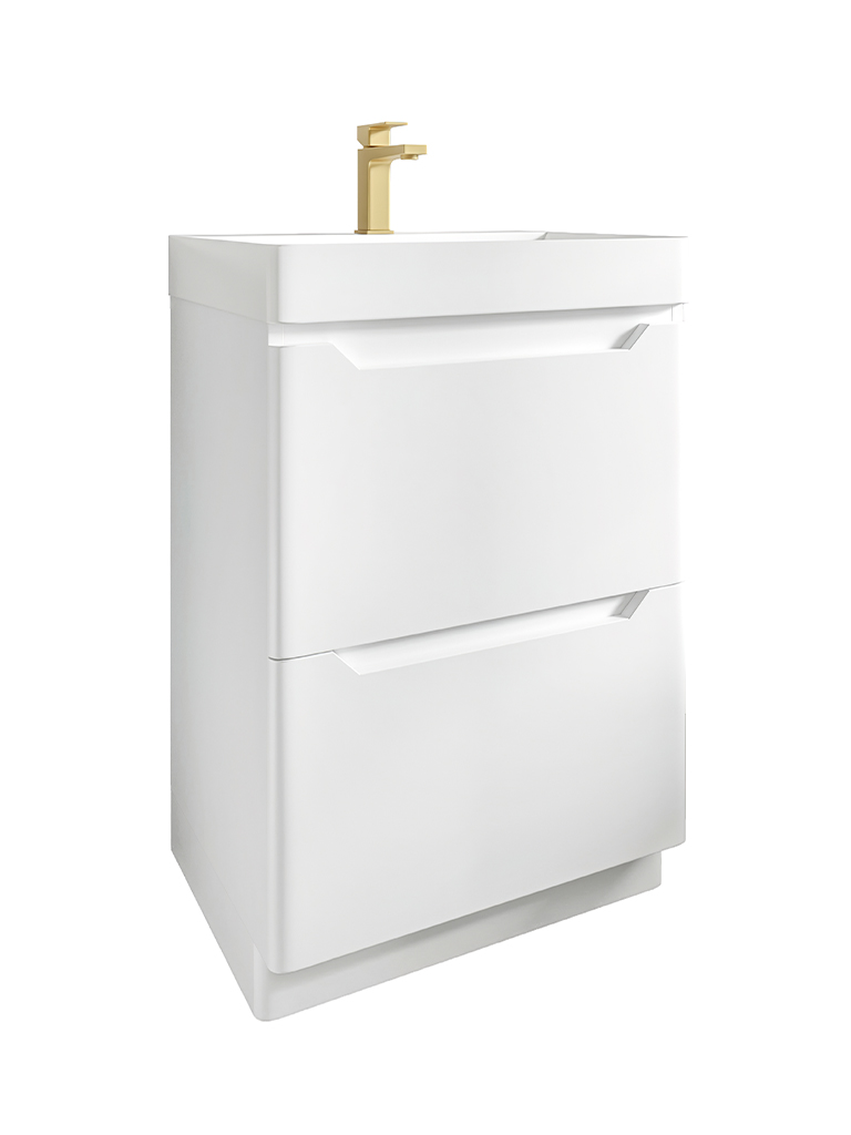 Giavani Sienna Floor Standing 600/800mm Vanity Matt White