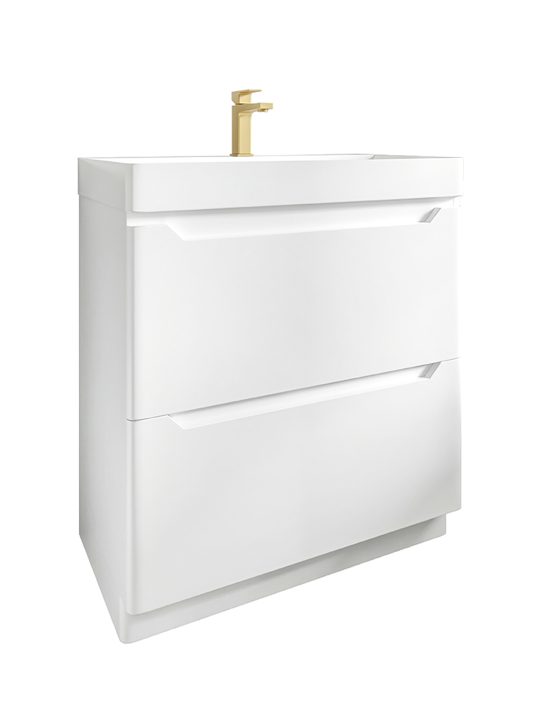 Giavani Sienna Floor Standing 600/800mm Vanity Matt White