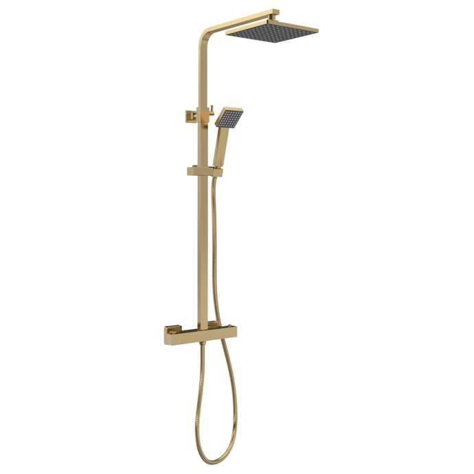 Nuie Thermostatic Bar Showers with Drencher