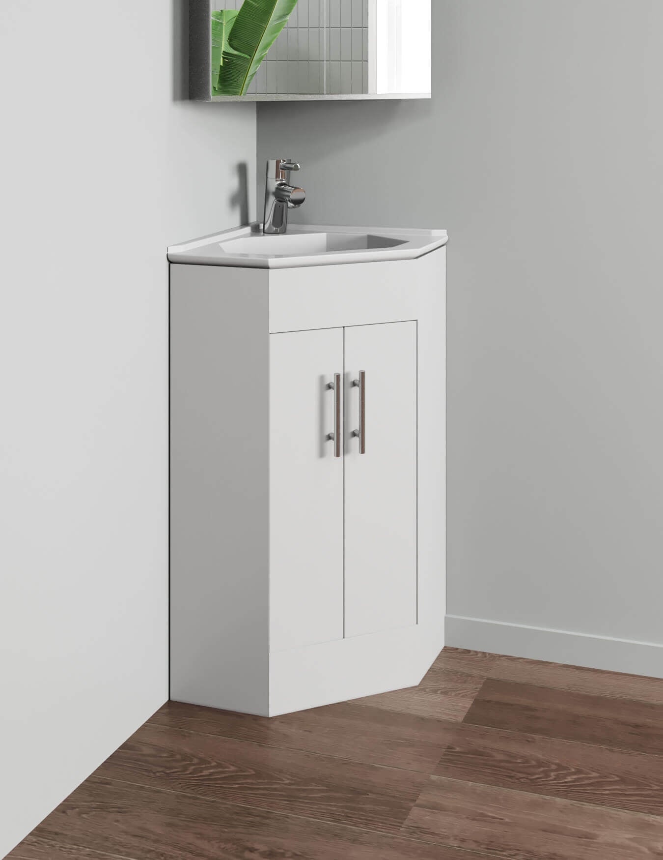 Mayford 2 Door Corner Cabinet & Basin