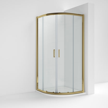 Lucie 8mm Quadrant Brushed Brass