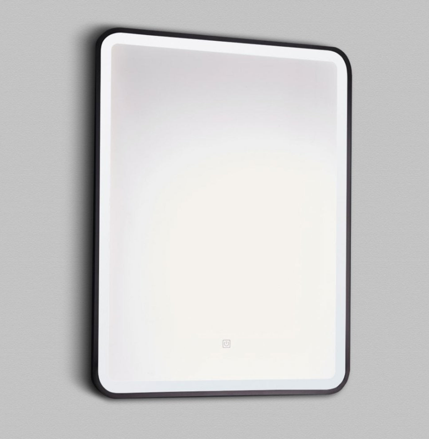 Nero 600mm Square LED Mirror • Touchswitch • Demister pad