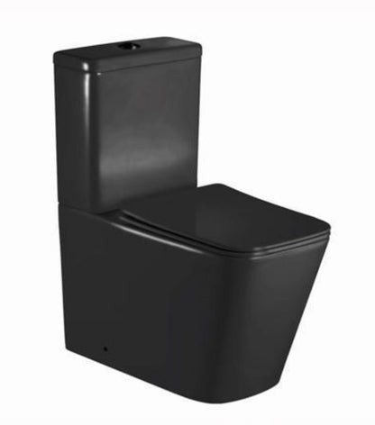 Black Close To Wall Rimless Toilets