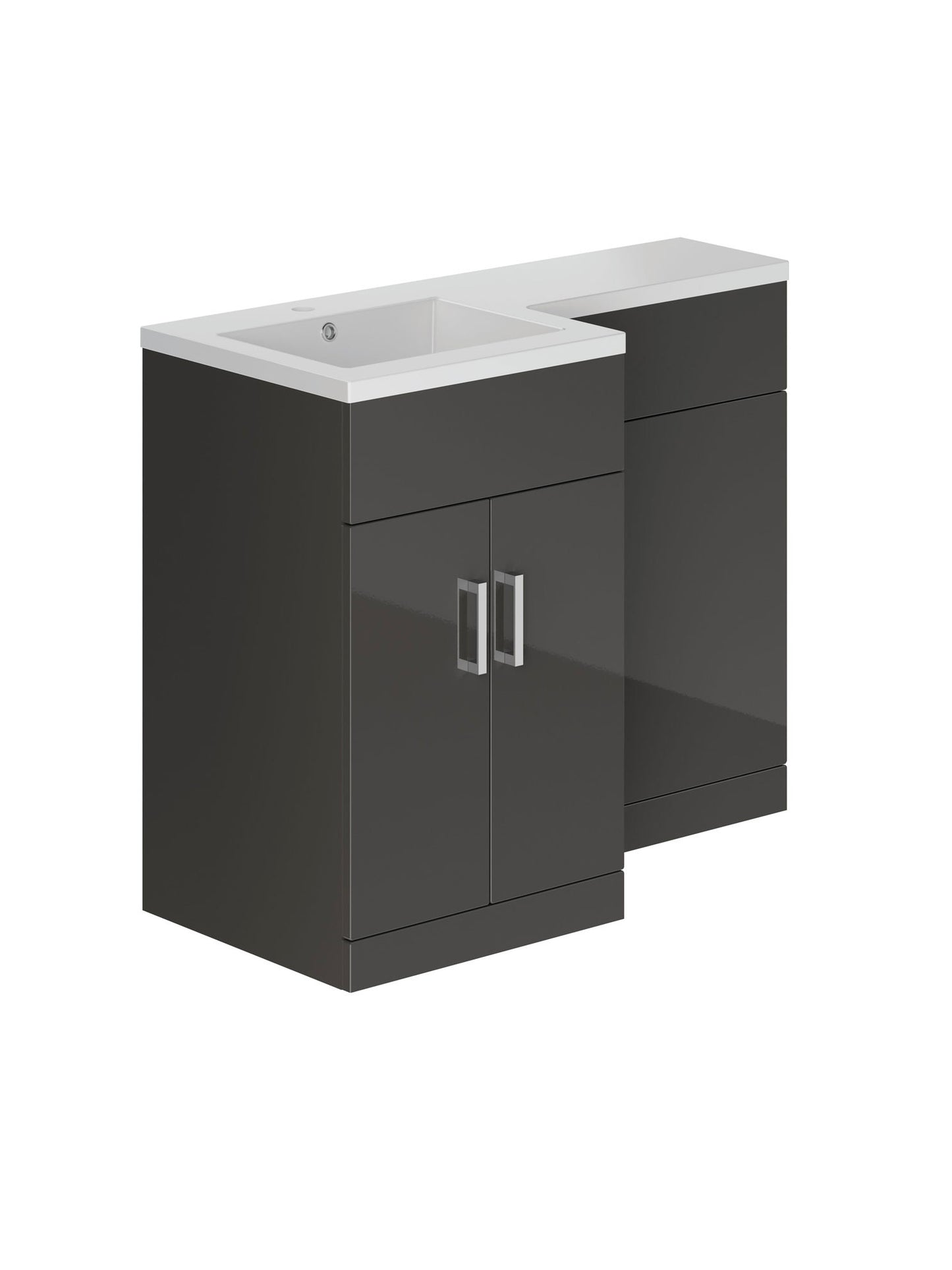 Edge 1100mm L-Shape Gloss  Combination Sets by Giavani