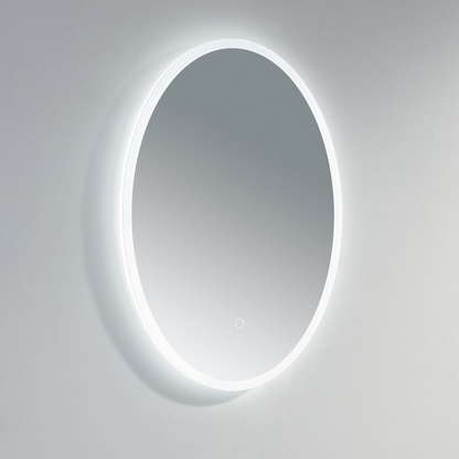 K Vit Burleigh Oval Led Mirror Halo Touch Sensor Anti-Fog Demister 3 Tone Ambient Lighting.