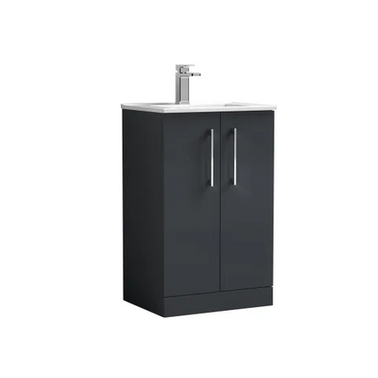 Arno 500/600mm 2 Door Floor Standing Basin Cabinet. Various Colours