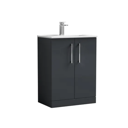 Arno 500/600mm 2 Door Floor Standing Basin Cabinet. Various Colours