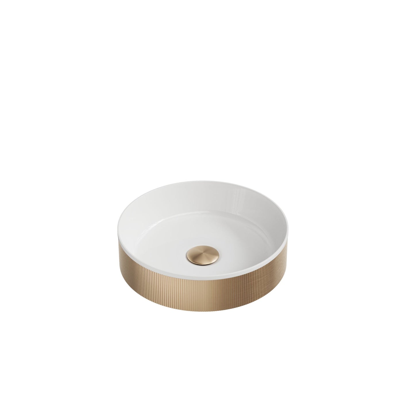 Scudo Core Metal / Koko Fluted Countertop Basins