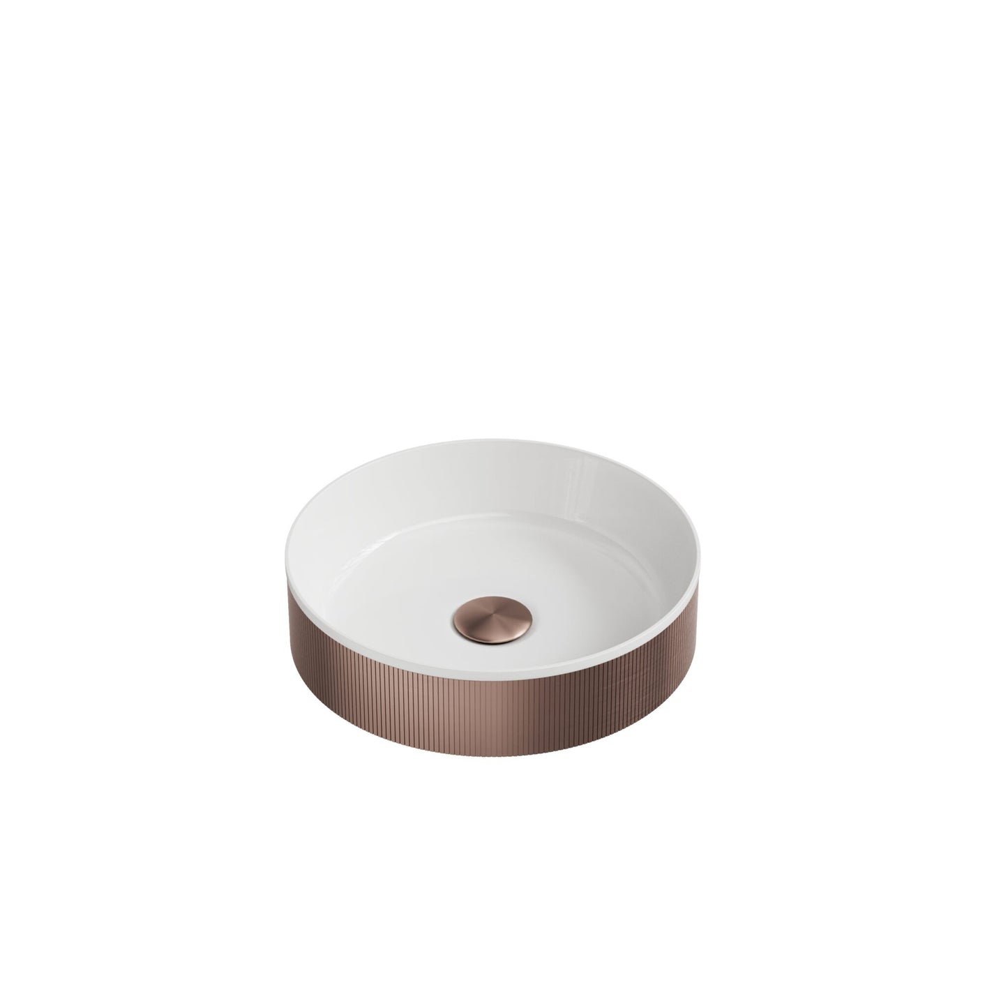 Scudo Core Metal / Koko Fluted Countertop Basins
