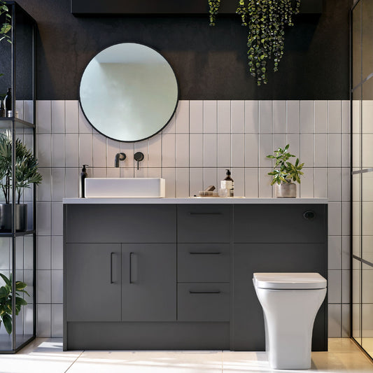 Scudo Macie LED Mirror Black 600 x 600